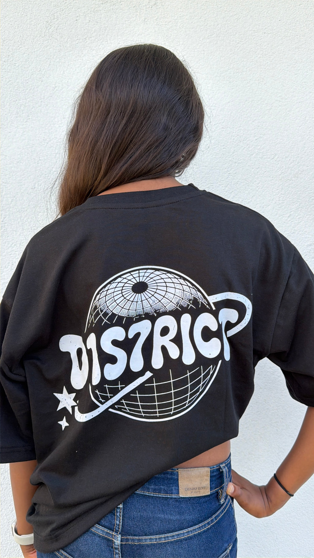 D1S7RICT T-SHIRT SCHWARZ