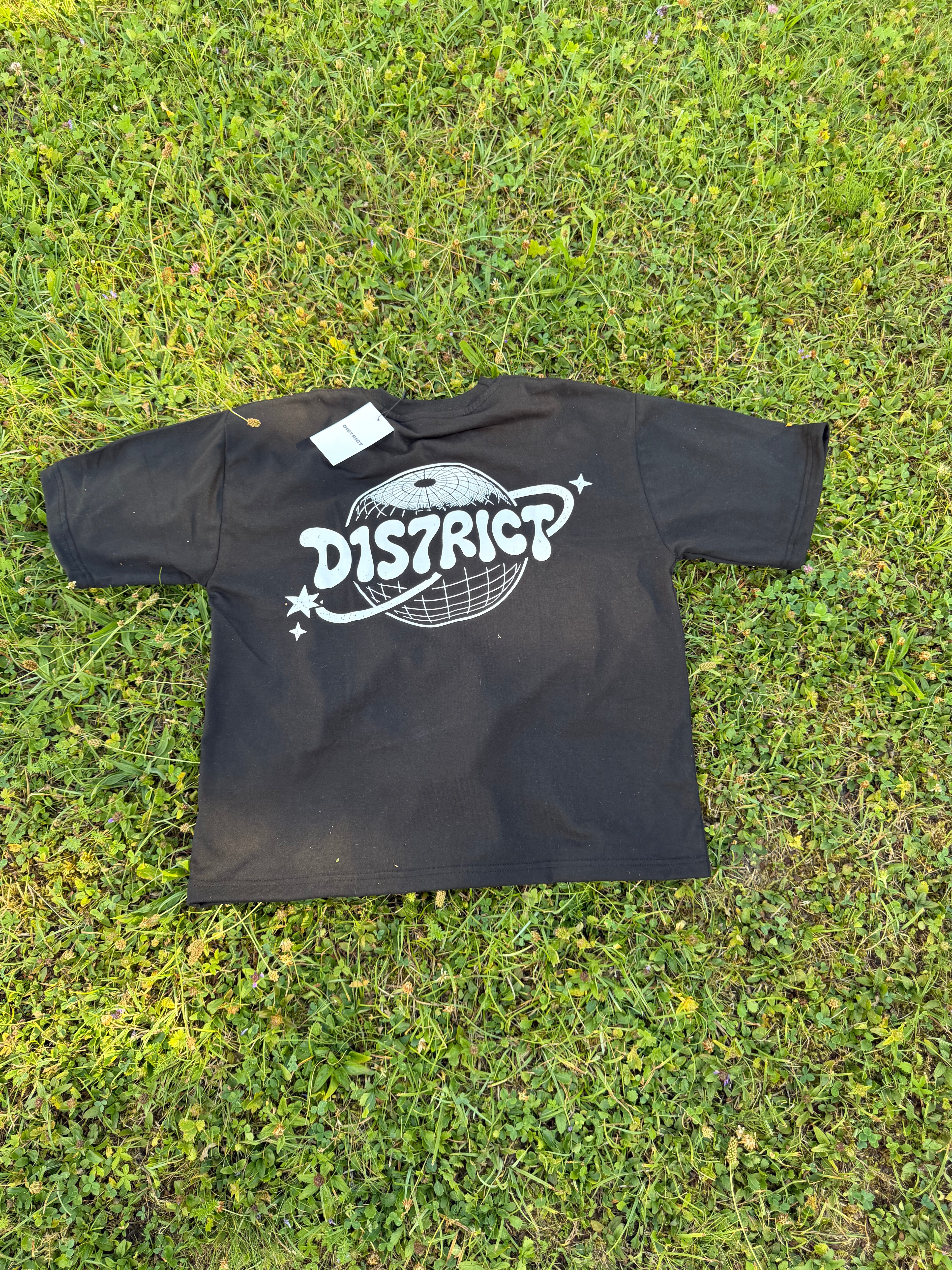 D1S7RICT T-SHIRT SCHWARZ