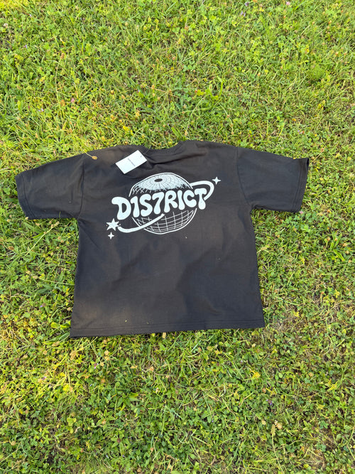 D1S7RICT T-SHIRT SCHWARZ