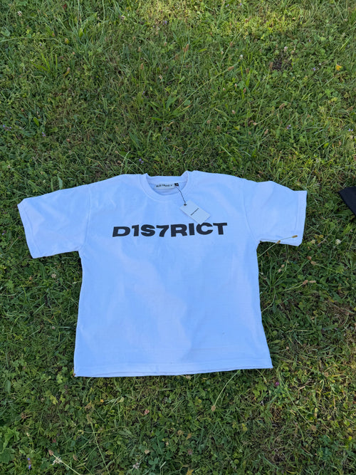 D1S7RICT T-SHIRT WEISS
